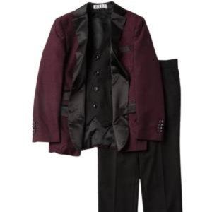 NWT Boys Isaac Mizrahi 3-Piece Satin Lapel Suit 16